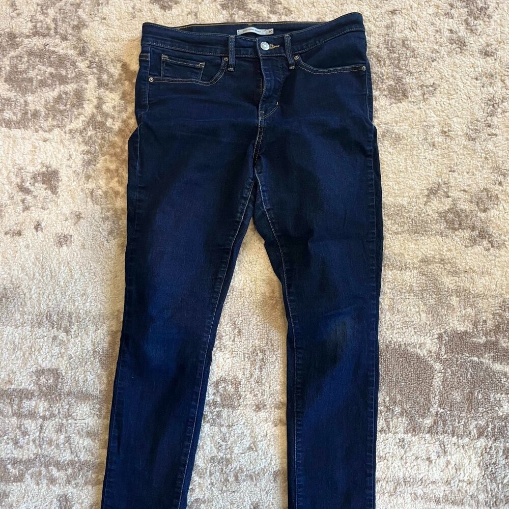 Levi's 311 Shaping Skinny dark blue denim size 30